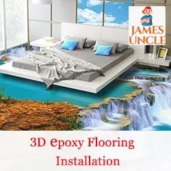 3D Flooring Mr. Jiban Halder in Goaljan